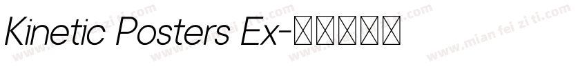 Kinetic Posters Ex字体转换